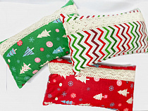 картинка  Новогодняя подушка с лавандой и гречихой (30*15) от магазина